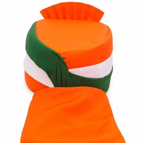 Tiranga Pagdi/Tricolour Turban/Tiranga Saafa/Republic/Independence Day Accessories Fancydresswale