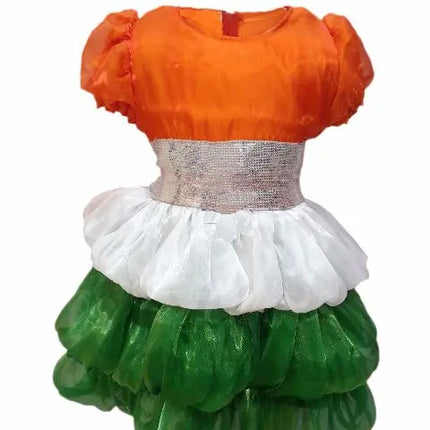 Tricolour Frock Fancydresswale