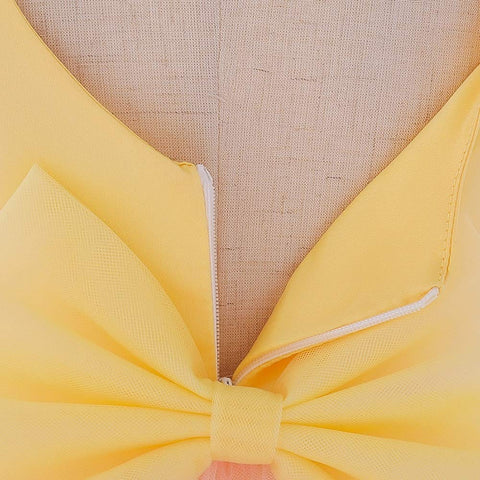 Unicorn Dress for Girls- Stylish Yellow