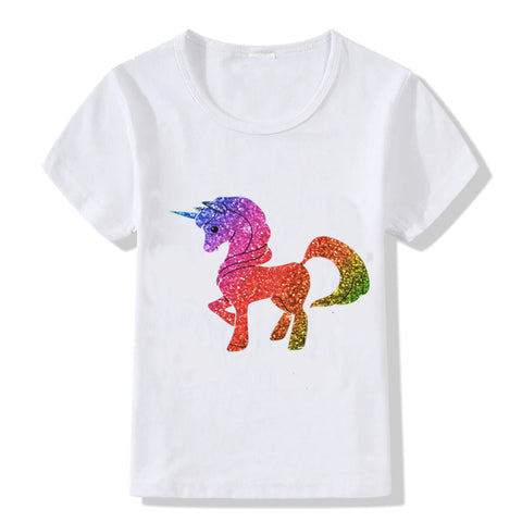 Unicorn T-shirts for girls - set of 3 Beautiful costumes