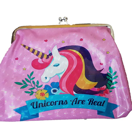Unicorn Cross Body Shoulder Hand Coin Purse For Kids Sling Bag Fancydresswale
