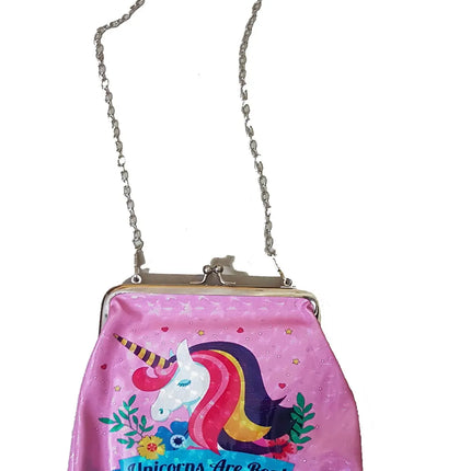 Unicorn Cross Body Shoulder Hand Coin Purse For Kids Sling Bag Fancydresswale