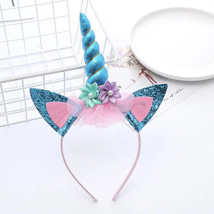Unicorn LED Glow hair band for Girls birthday Gift party prop Girls-6 colors fancydresswale.com