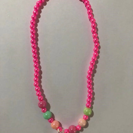 Unicorn Pearl Jewellery Set of 4 (Necklace,Bracelet,Ring and earring) Random Colour Fancydresswale