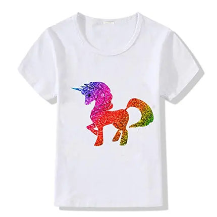 Unicorn Princess T-Shirt Dress for Girls Fancydresswale