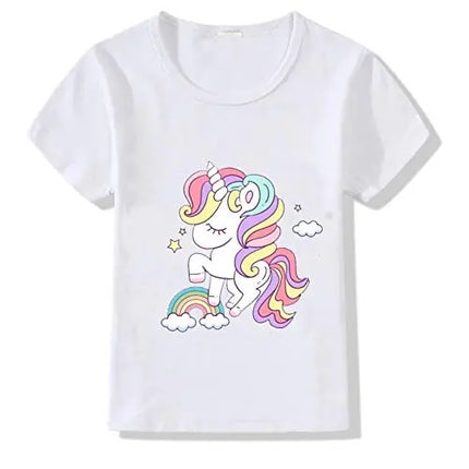 Unicorn Princess T-Shirt Dress for Girls Fancydresswale