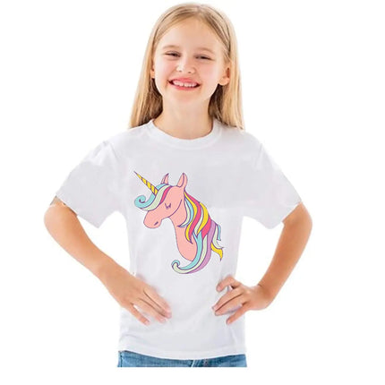 Unicorn Princess T-Shirt Dress for Girls Fancydresswale