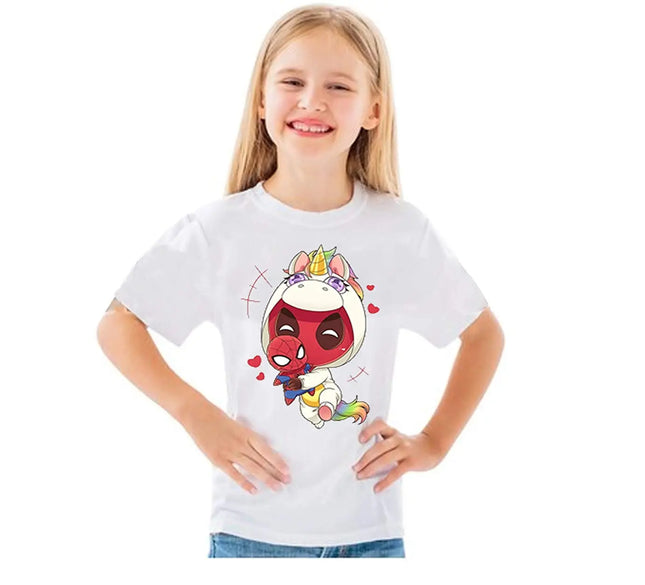 Unicorn Princess T-Shirt Dress for Girls Fancydresswale