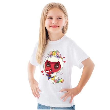 Unicorn Princess T-Shirt Dress for Girls Fancydresswale