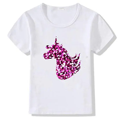 Unicorn Princess T-Shirt Dress for Girls Fancydresswale