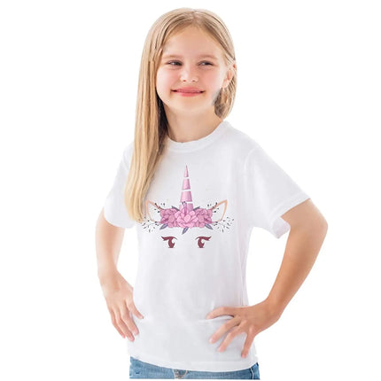 Unicorn Princess T-Shirt Dress for Girls Fancydresswale