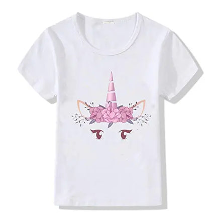 Unicorn Princess T-Shirt Dress for Girls Fancydresswale