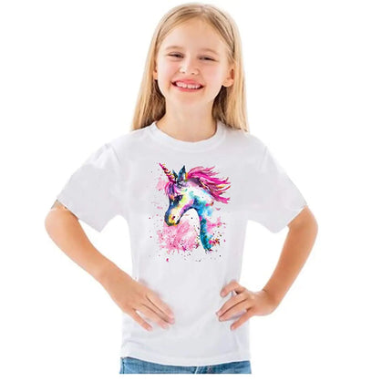 Unicorn Princess T-Shirt Dress for Girls Fancydresswale.com