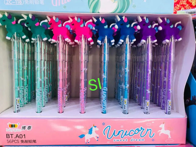Unicorn Push Pencil Set Fancydresswale