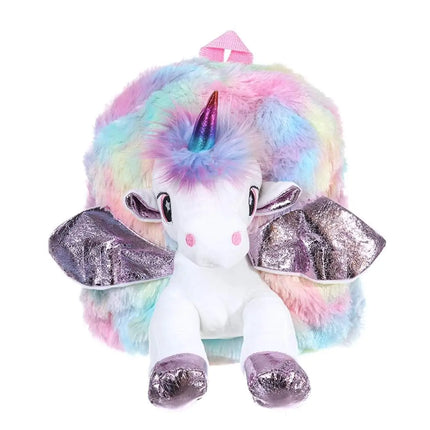 Unicorn Soft Bag for Kids – School & Picnic Bag for Baby,Boys,Girls / Lightweight Travel School Mini Backpack for Kids - Random Colors fancydresswale.com