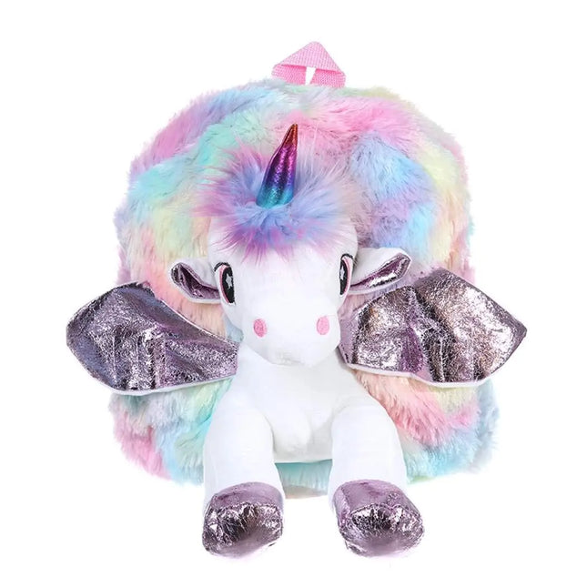 Unicorn Soft Bag for Kids – School & Picnic Bag for Baby,Boys,Girls / Lightweight Travel School Mini Backpack for Kids - Random Colors fancydresswale.com