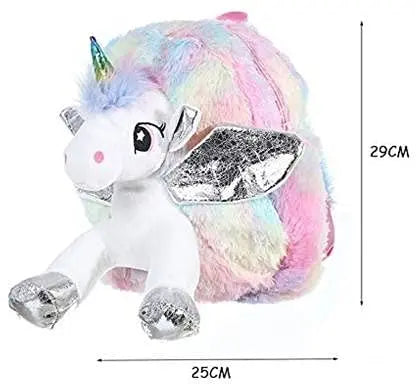 Unicorn Soft Bag for Kids – School & Picnic Bag for Baby,Boys,Girls / Lightweight Travel School Mini Backpack for Kids - Random Colors fancydresswale.com