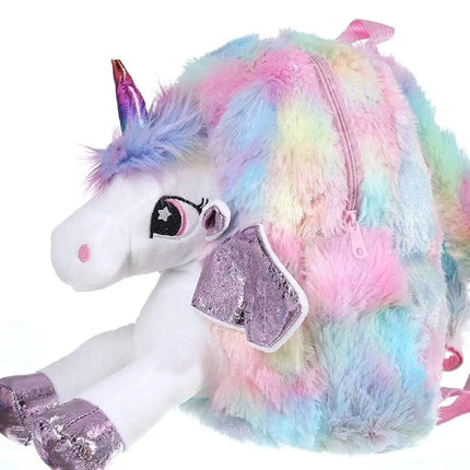 Unicorn Soft Bag for Kids – School & Picnic Bag for Baby,Boys,Girls / Lightweight Travel School Mini Backpack for Kids - Random Colors fancydresswale.com