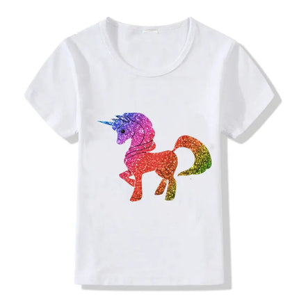 Unicorn T-shirts for girls - Combo of 5 dresses Fancydresswale.com