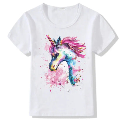 Unicorn T-shirts for girls - Combo of 5 dresses Fancydresswale.com