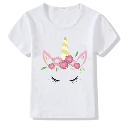Unicorn T-shirts for girls - Combo of 5 dresses Fancydresswale.com