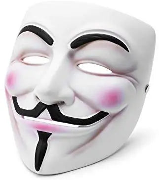 Vendetta Mask Guy Fawkes Halloween Masquerade Party Face March Protest Fancydresswale.com
