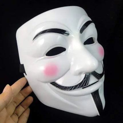 Vendetta Mask Guy Fawkes Halloween Masquerade Party Face March Protest Fancydresswale.com