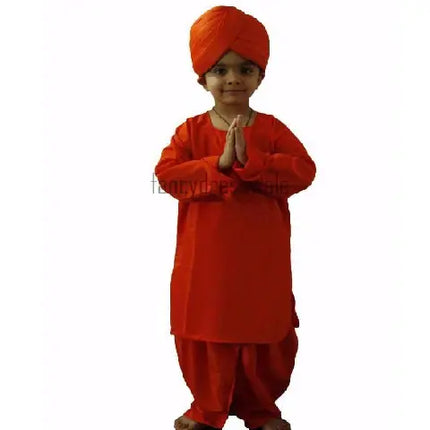 Vivekanand dress for Boys for Fancy dress competitions - Great Personality theme costume Fancydresswale