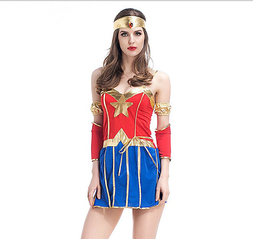 Wonder Woman dress for Girls - Superhero theme costume for Females