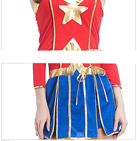 Wonder Woman dress for Girls - Superhero theme costume for Females