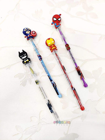 Avenger Pencils Birthday Gifts/Return Gift for Kids (Pack of 4)