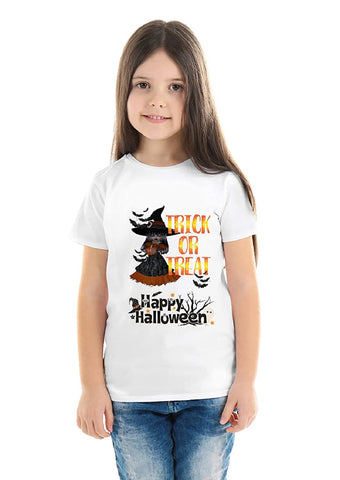 Halloween T-Shirts Dress For Girls H14
