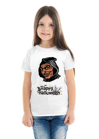 Halloween T-Shirts Dress For Girls H16
