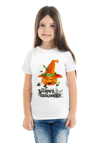 Halloween T-Shirts Dress For Girls H3