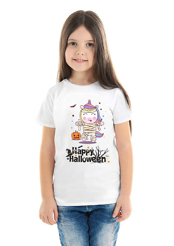 Halloween T-Shirts Dress For Girls H8