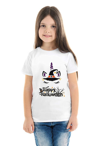 Halloween T-Shirts Dress For Girls H9