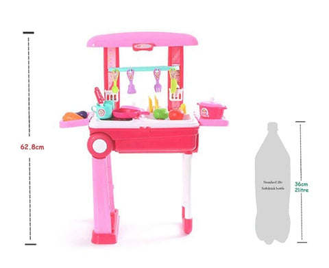 Kitchen Set Trolley With LIght and Music For Kids