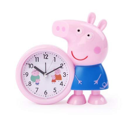 Peppa Pig Famous Alarm Clock for Kids-(Random Colour)