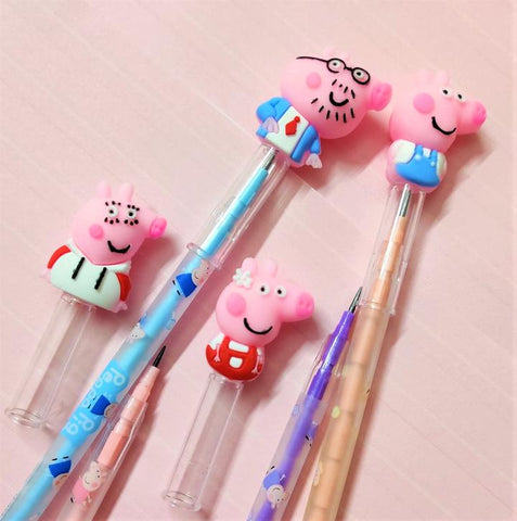 Peppa Pig Pencils Birthday Gifts/Return Gift for Kids (Pack of 4)