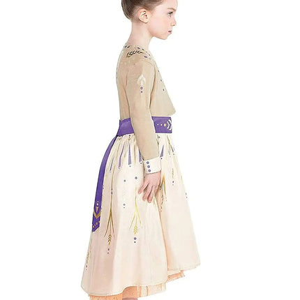 princess Anna Princess Dress for Girls Fancydresswale