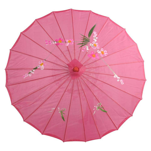 Kids Size Japanese Chinese Umbrella for Wedding Parties, Photography, Costumes, Cosplay, Decoration and Other Events (Hot Pink)