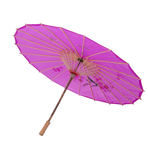 Kids Size Japanese Chinese Umbrella for Wedding Parties, Photography, Costumes, Cosplay, Decoration and Other Events (Purple)
