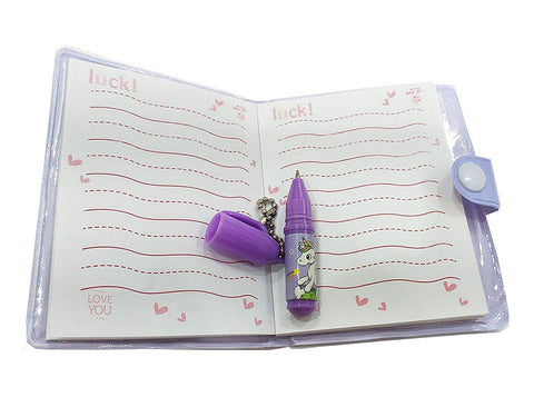 Unicorn Diary with Pen